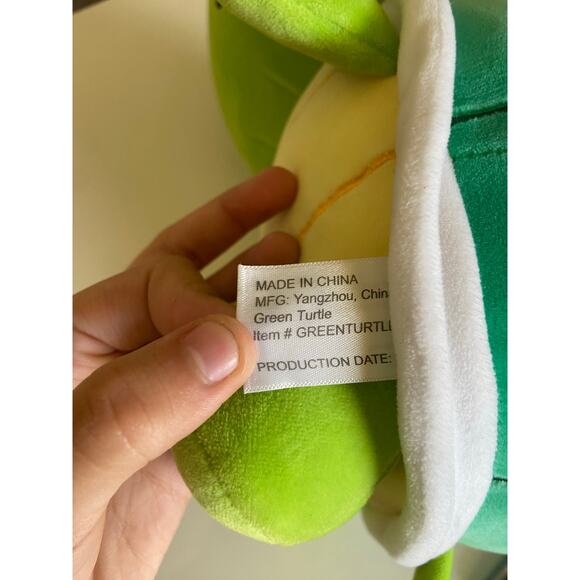 Avocatt Green Turtle Plushie Toy - - Picture 4 of 4